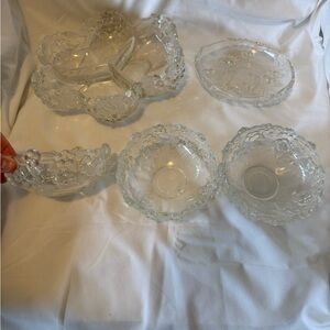 Mikasa Elegant Clear Glass Bowl Set